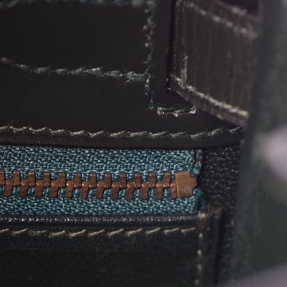 Hermes Box Kelly Sellier 28 Vert Fonce 12 of 49