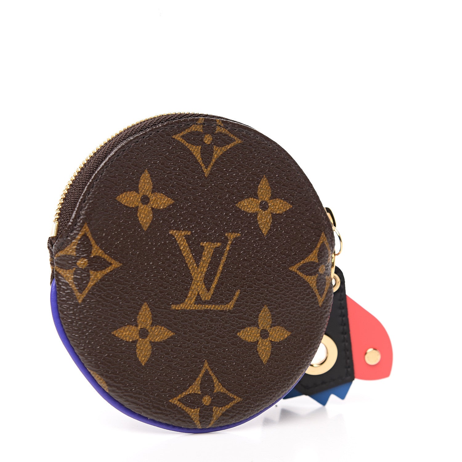 Louis Vuitton Monogram Totem Round Coin Purse Magenta 2 of 5