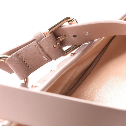 Valentino Garavani Lambskin Rockstud Spike Captoe Ballerina Flats 39.5 Poudre Gold 11 of 13