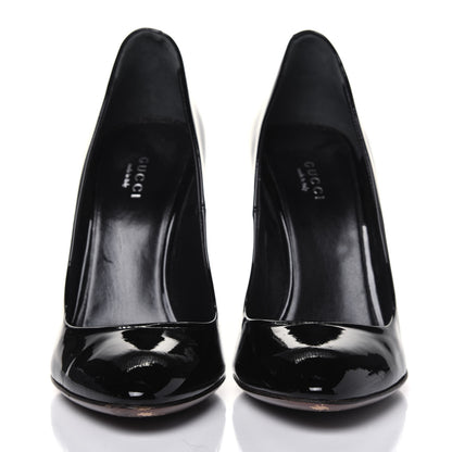 Gucci Patent Calfskin Pumps 38 Black 2 of 13