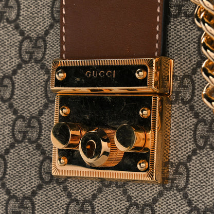 Gucci GG Supreme Monogram Medium Padlock Tote Beige Cuir 13 of 13