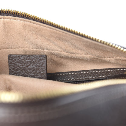 Gucci GG Supreme Monogram Web Small Ophidia Shoulder Bag Brown 10 of 11