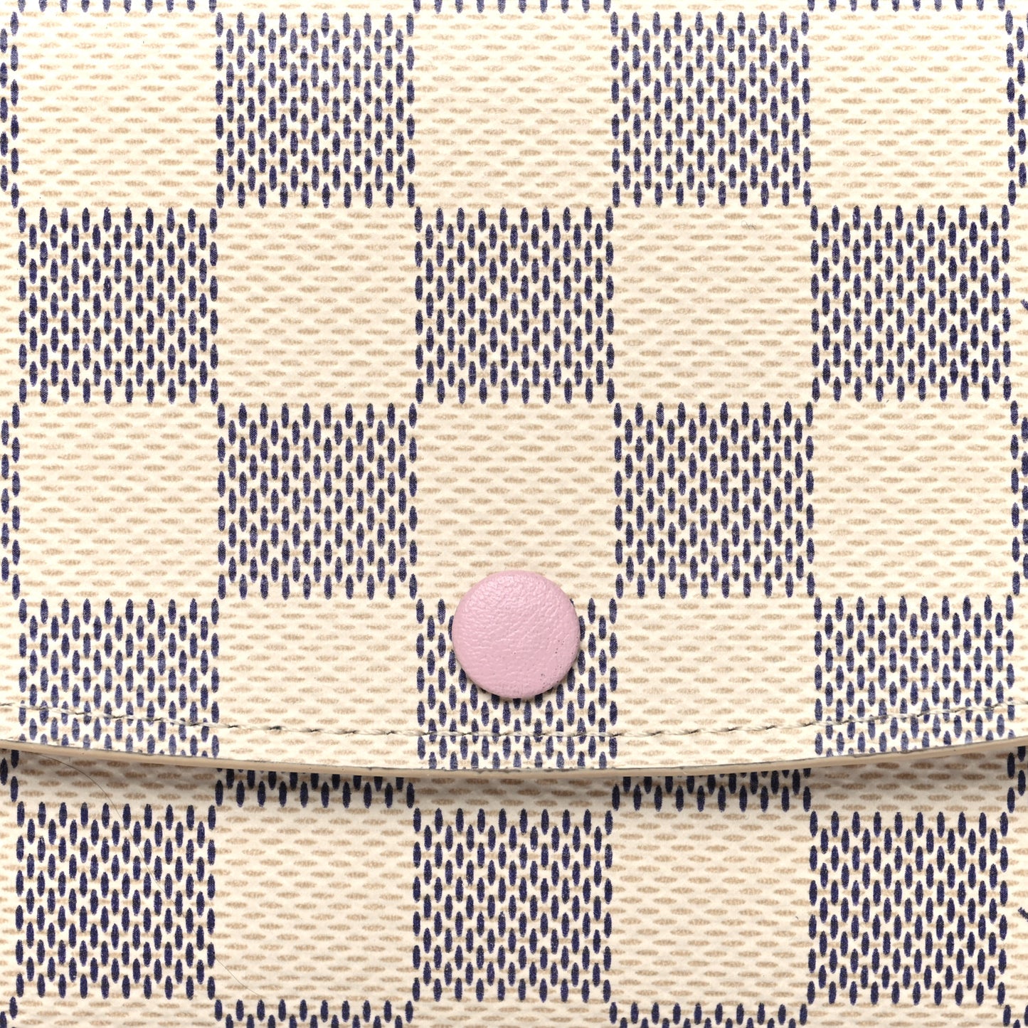 Damier Azur Emilie Wallet Rose Ballerine