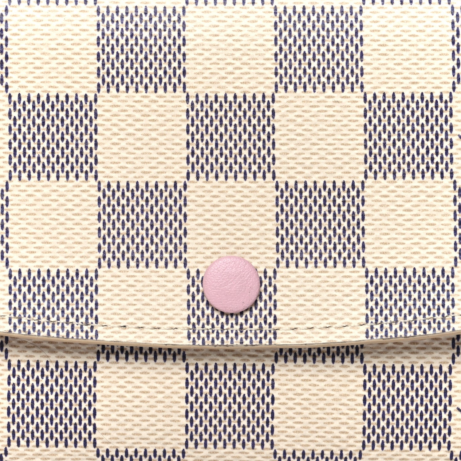 Louis Vuitton Damier Azur Emilie Wallet Rose Ballerine 8 of 10
