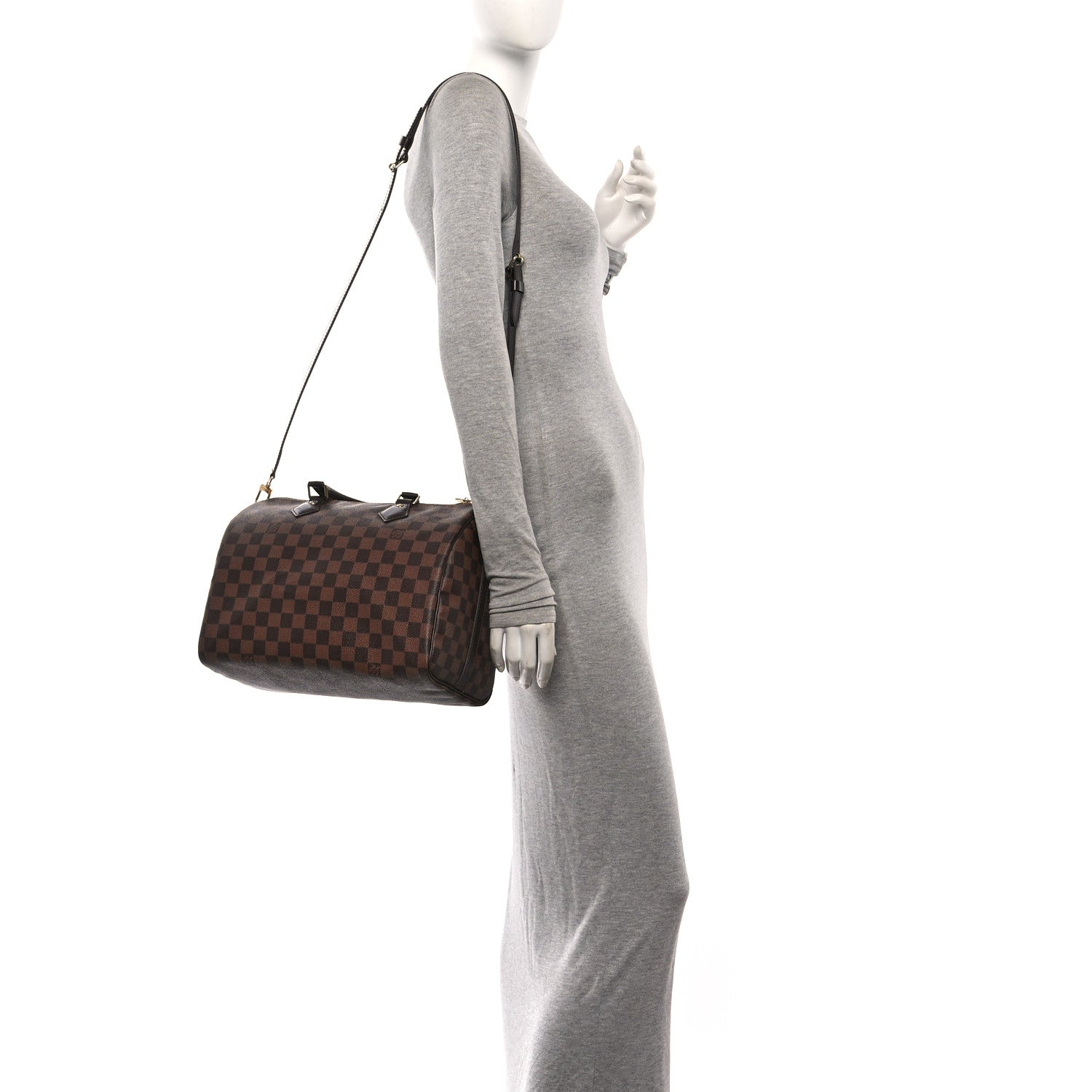 Louis Vuitton Damier Ebene Speedy Bandouliere 30 2 of 13