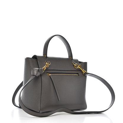 Celine Grained Calfskin Micro Belt Bag Grey 2 of 15