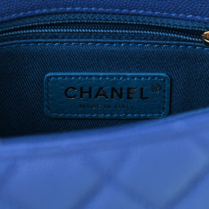 Chanel Caviar Quilted Mini Coco Handle Flap Purple 6 of 9