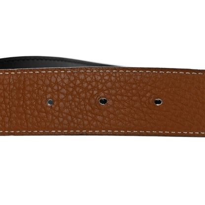 Hermes Box Togo 32mm H Belt 85 34 Black Gold 6 of 8