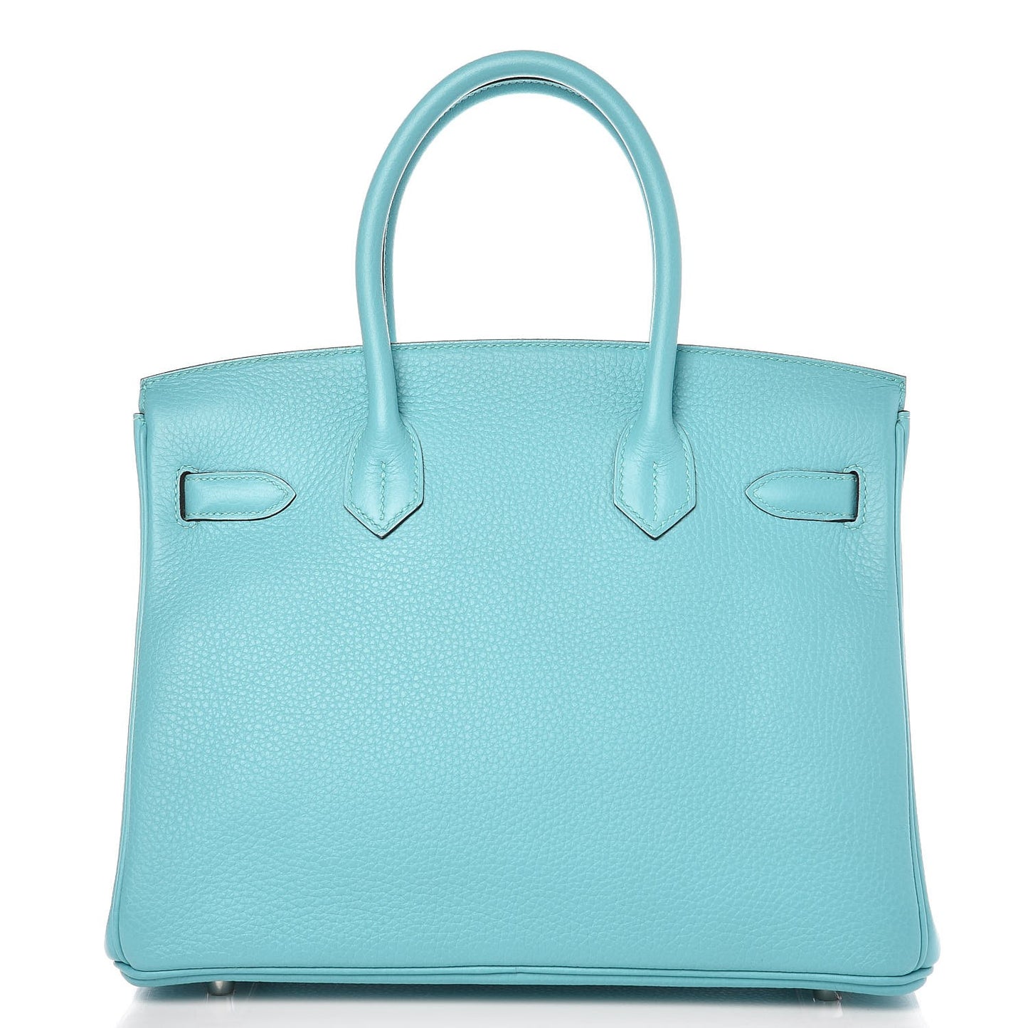 Taurillon Clemence Birkin 30 Bleu Atoll