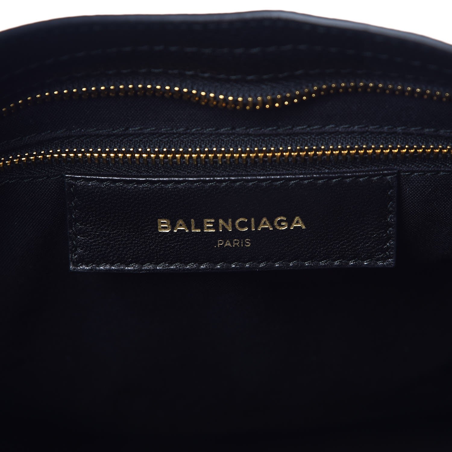 Balenciaga Chevre Gold Metallic Edge Hardware City Black 6 of 7