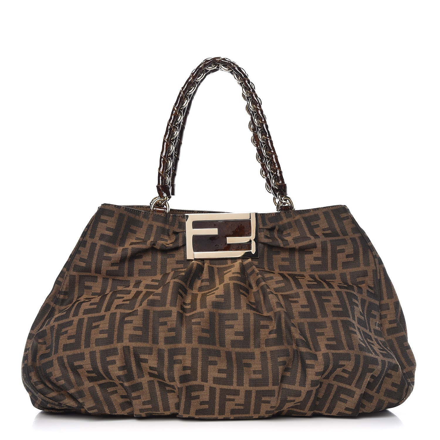 Fendi Zucca Mia Tote Tobacco 1 of 10