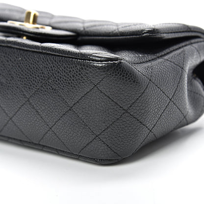 Chanel Caviar Quilted Mini Rectangular Flap Black 9 of 10