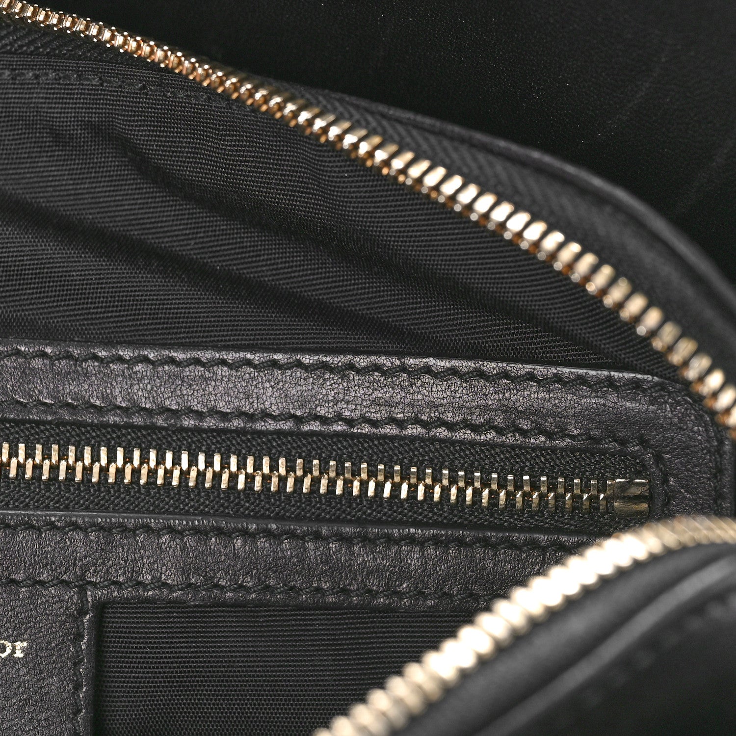 Christian Dior Lambskin Cannage Small Dior Soft Zipped Shopping Tote Black 12 of 12