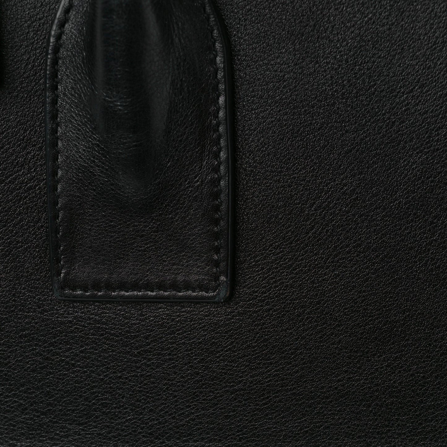 Smooth Calfskin Small Sac De Jour Black