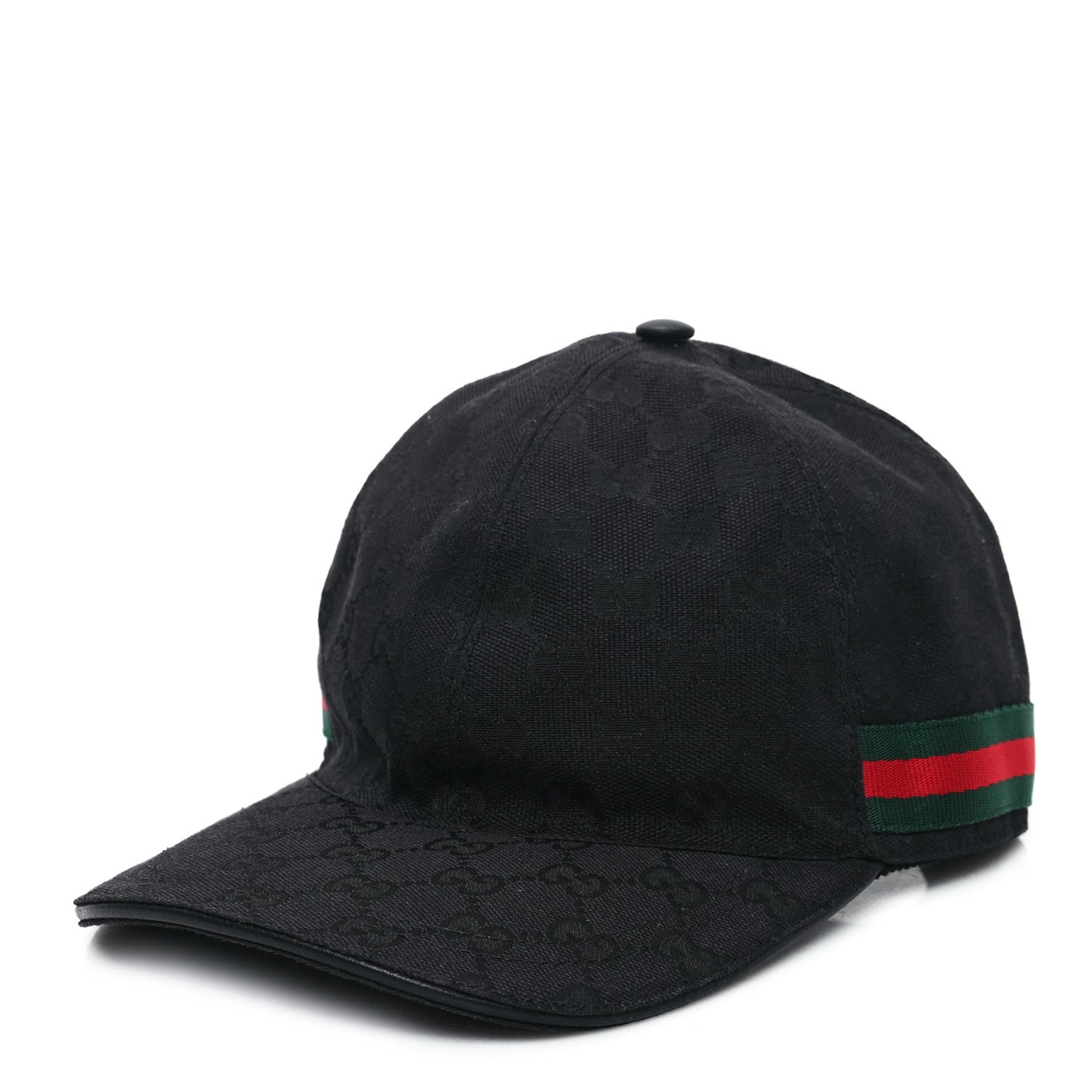 Monogram Web Baseball Hat L Black