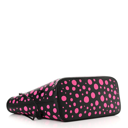 Louis Vuitton LV X YK Empreinte Infinity Dots Neverfull MM Black Fuchsia 5 of 11