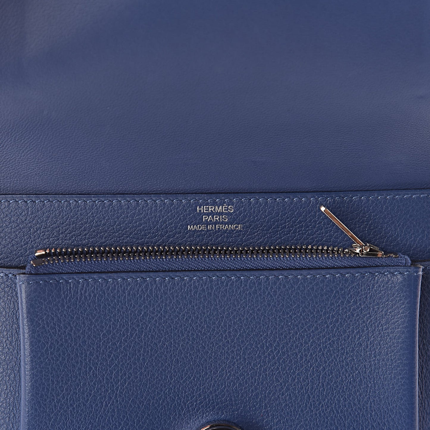 Togo Dogon Compact Wallet Bleu Brighton
