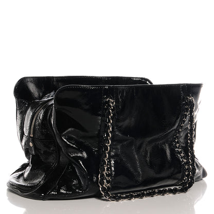 Chanel Patent Luxe Ligne Large Tote Black 3 of 7