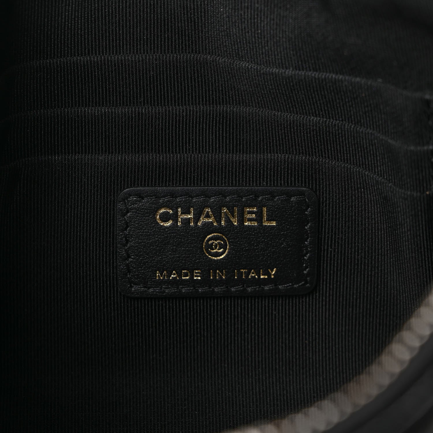 Chanel Caviar Quilted Small French New Wave CC Pouch Black 6 of 7