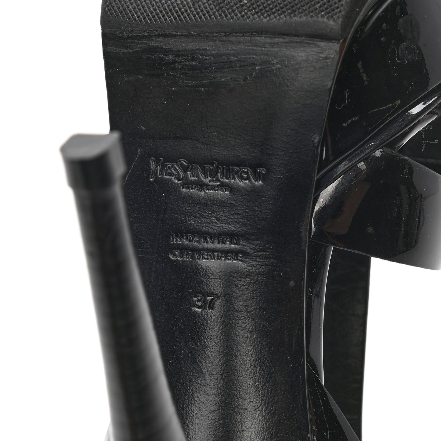 Patent Tribute 105 Platform Sandals 37 Black