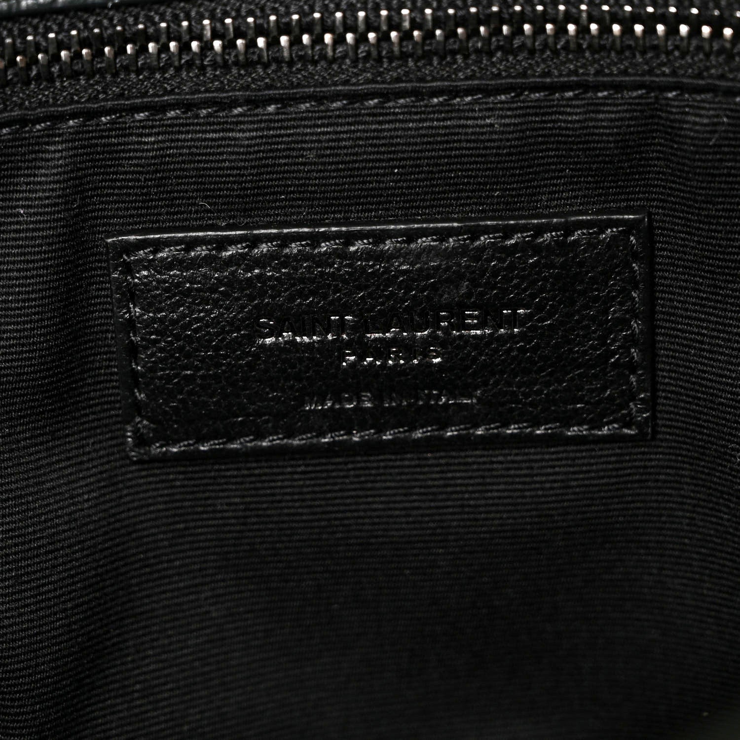 Saint Laurent Calfskin Crocodile Embossed Monogram Medium Niki Chain Satchel Algea 6 of 8