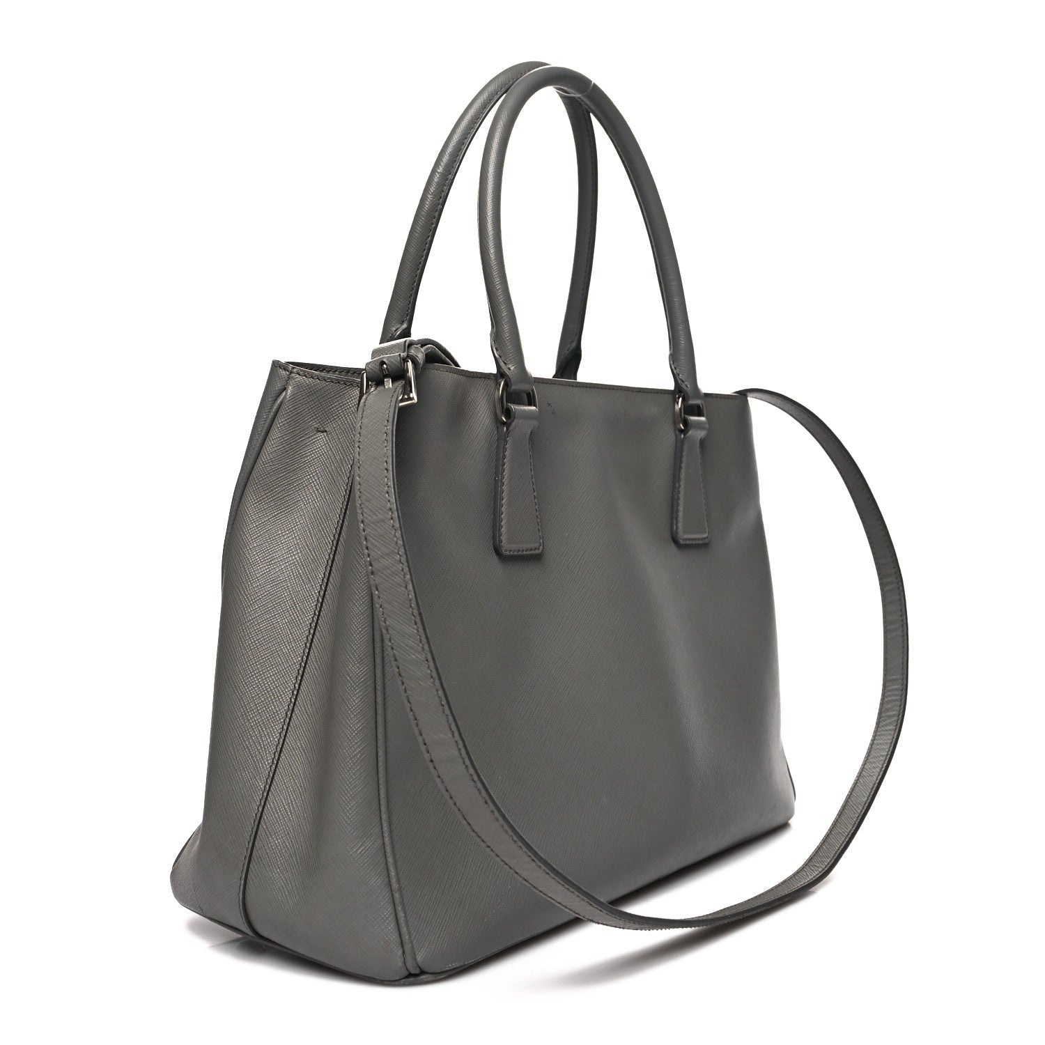 Prada Saffiano Medium Galleria Double Zip Tote Marmo 3 of 16