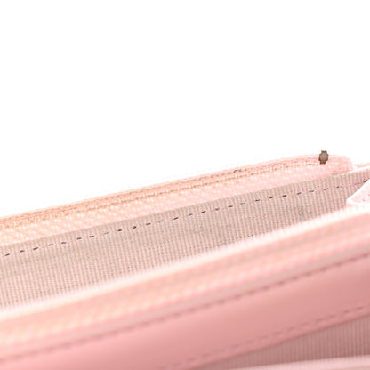 Chanel Caviar Quilted Crystal CC Large Gusset Flap Wallet Pink 12 of 17