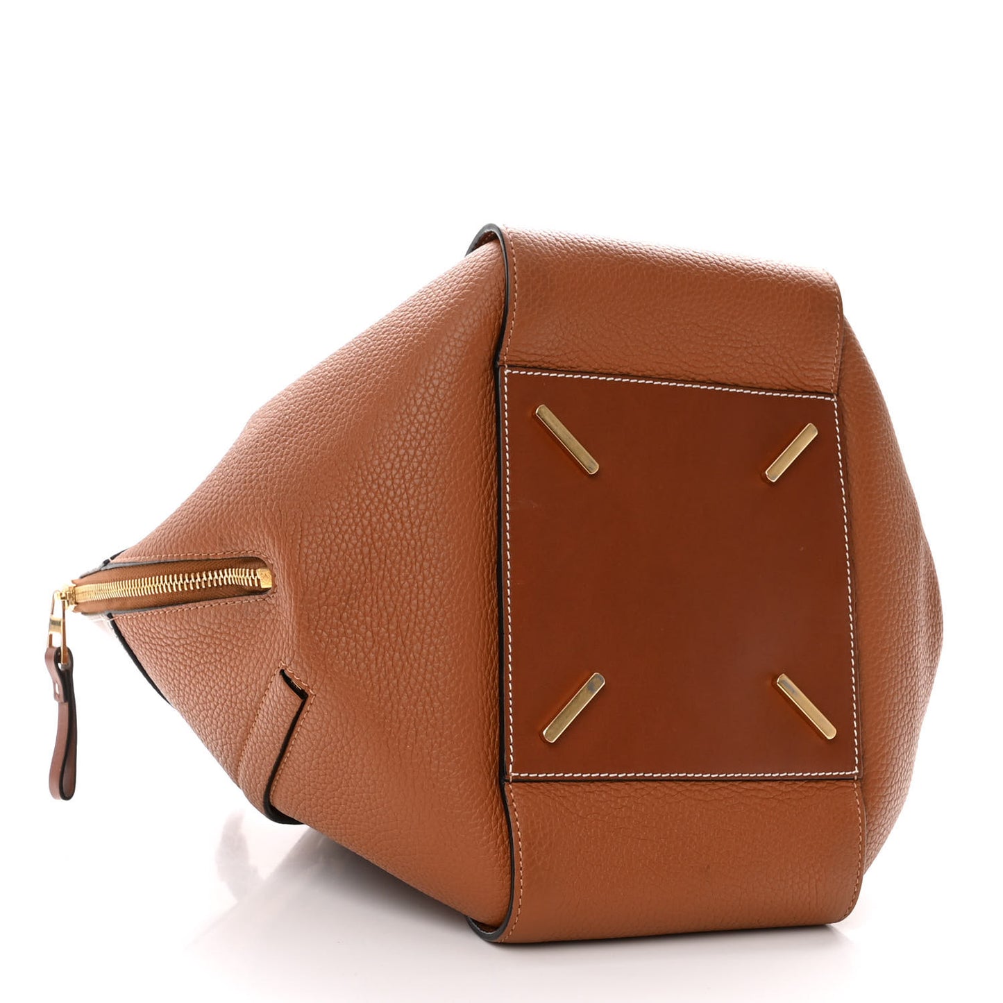 Calfskin Small Hammock Shoulder Bag Tan