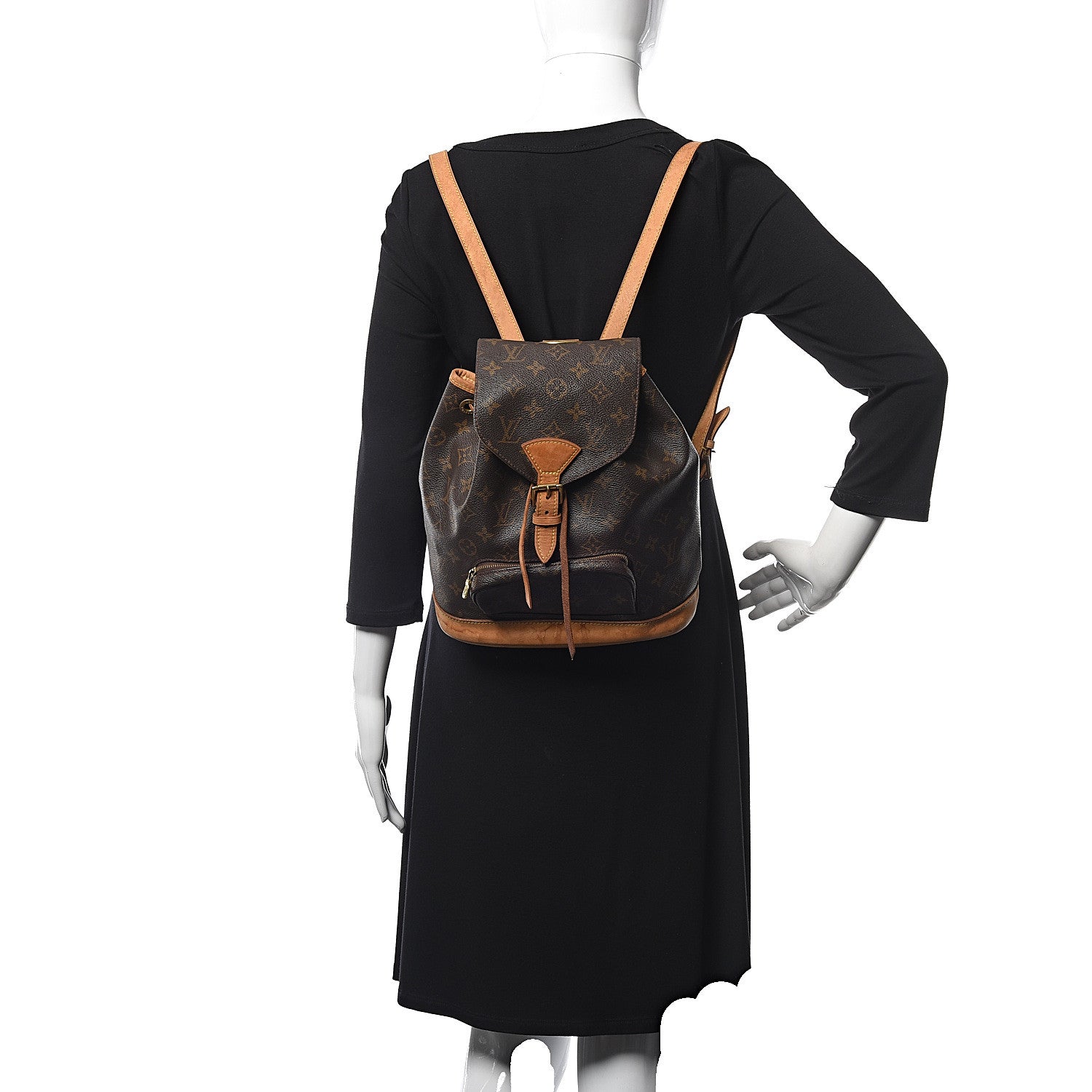 Louis Vuitton Monogram Montsouris MM Backpack 2 of 16