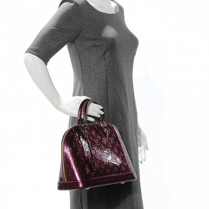 Louis Vuitton Vernis Alma PM Rouge Fauviste 2 of 8