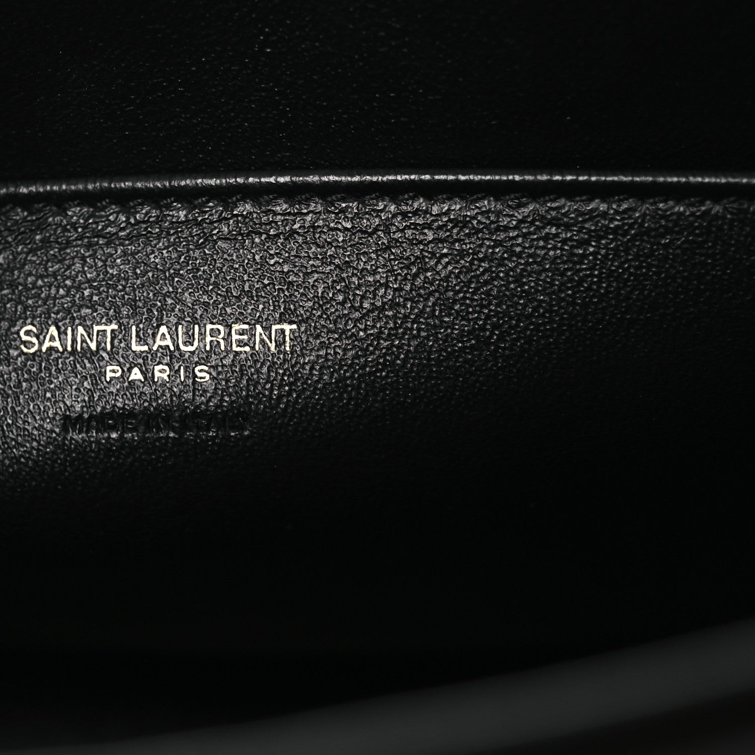 Saint Laurent Calfskin Monogram Baby Cabas Black 6 of 14