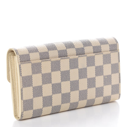 Louis Vuitton Damier Azur Sarah Wallet NM 3 of 6
