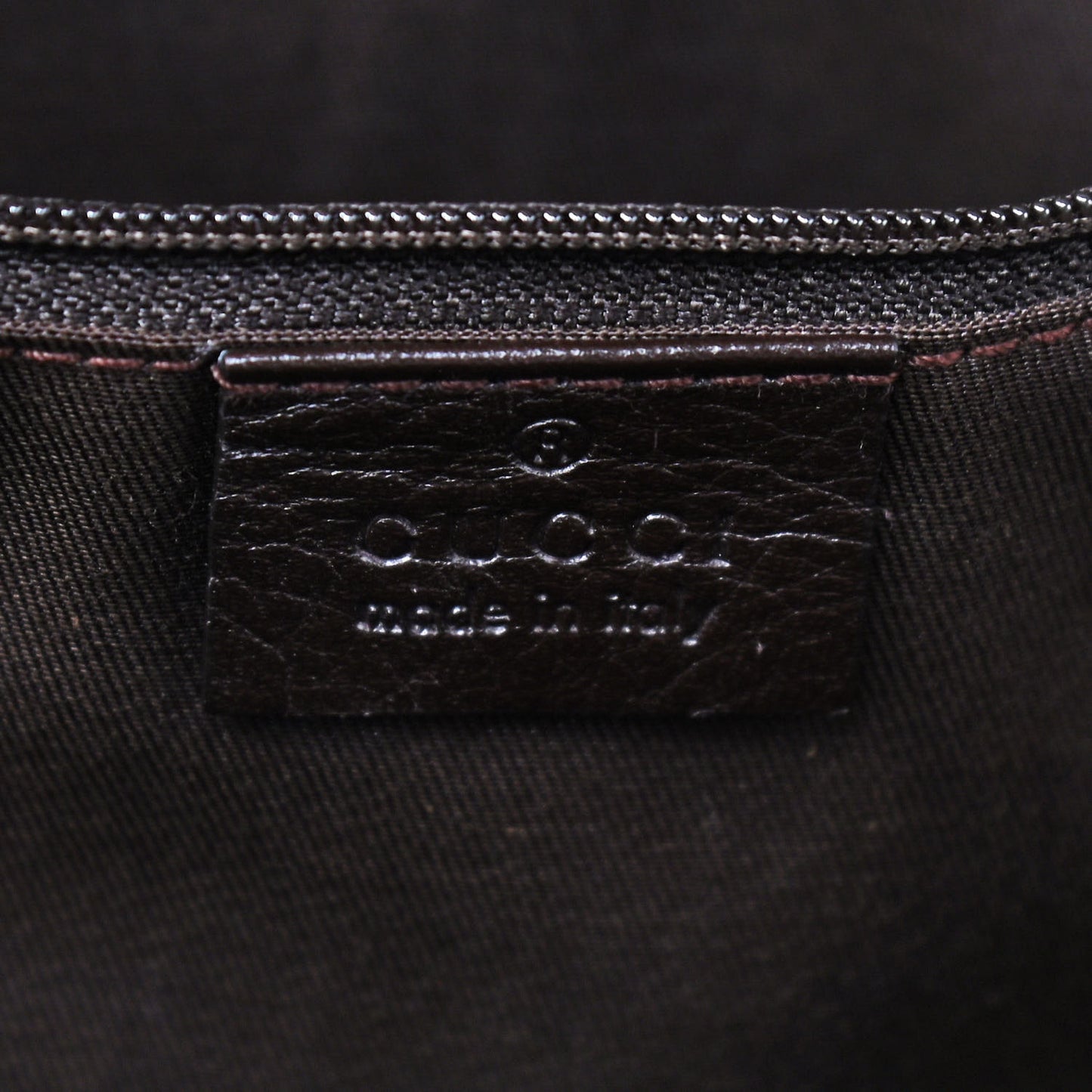 Monogram D Gold Tote Dark Brown