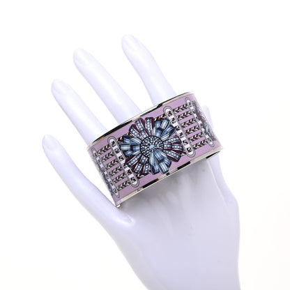 Hermes Enamel Printed Wide Rubans du Cheval Extra Bracelet 65 Colorise 2 of 5