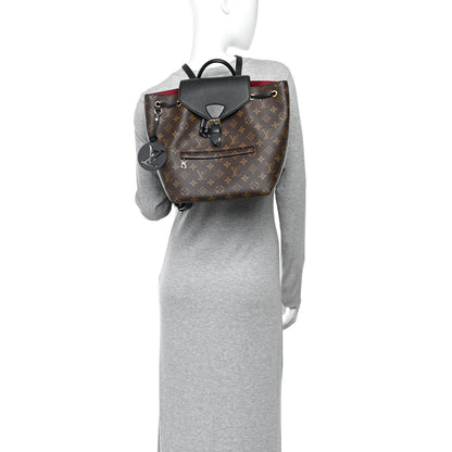 Louis Vuitton Monogram Montsouris PM Black 2 of 9