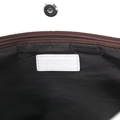 Loewe Calfskin Studded Shopping Tote White 6 of 11