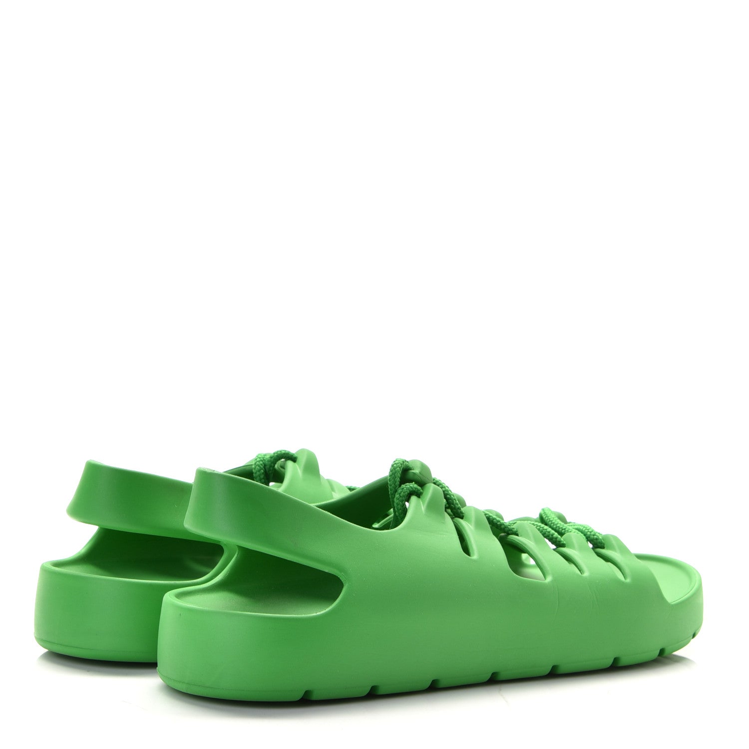 Bottega Veneta Rubber Jelly Sandals 37 Grass 4 of 9