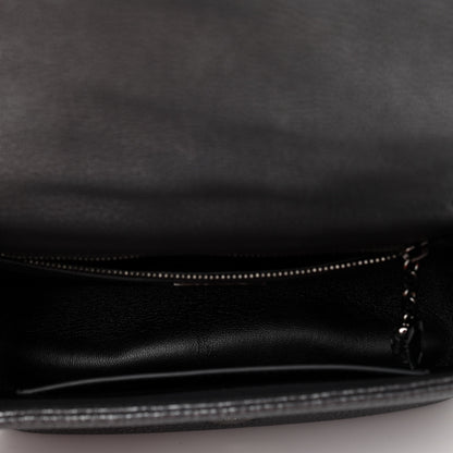 Bulgari Diamond Goatskin Matelasse Mini Serpenti Cabochon Crossbody Charcoal 5 of 9
