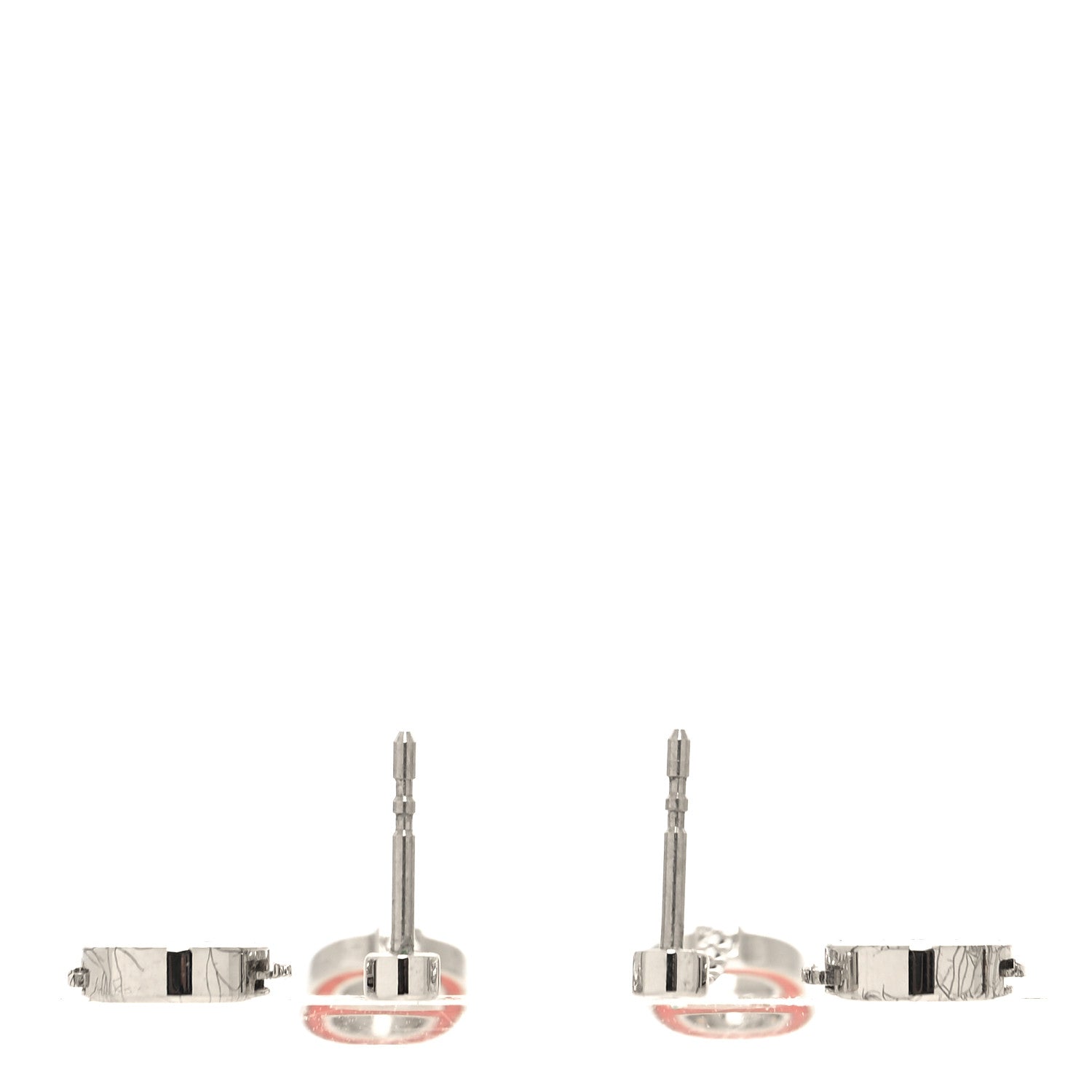 Hermes Lacquered Iliade Drop Earrings Juicy Orange 3 of 5