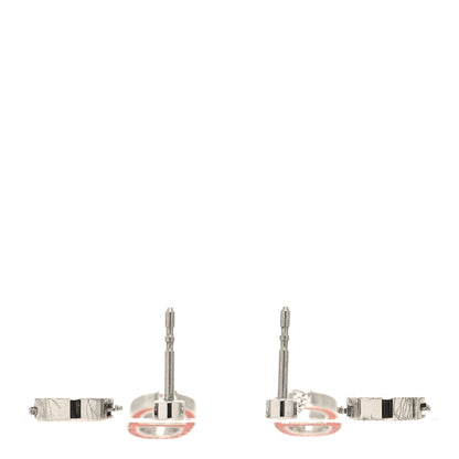 Hermes Lacquered Iliade Drop Earrings Juicy Orange 3 of 5