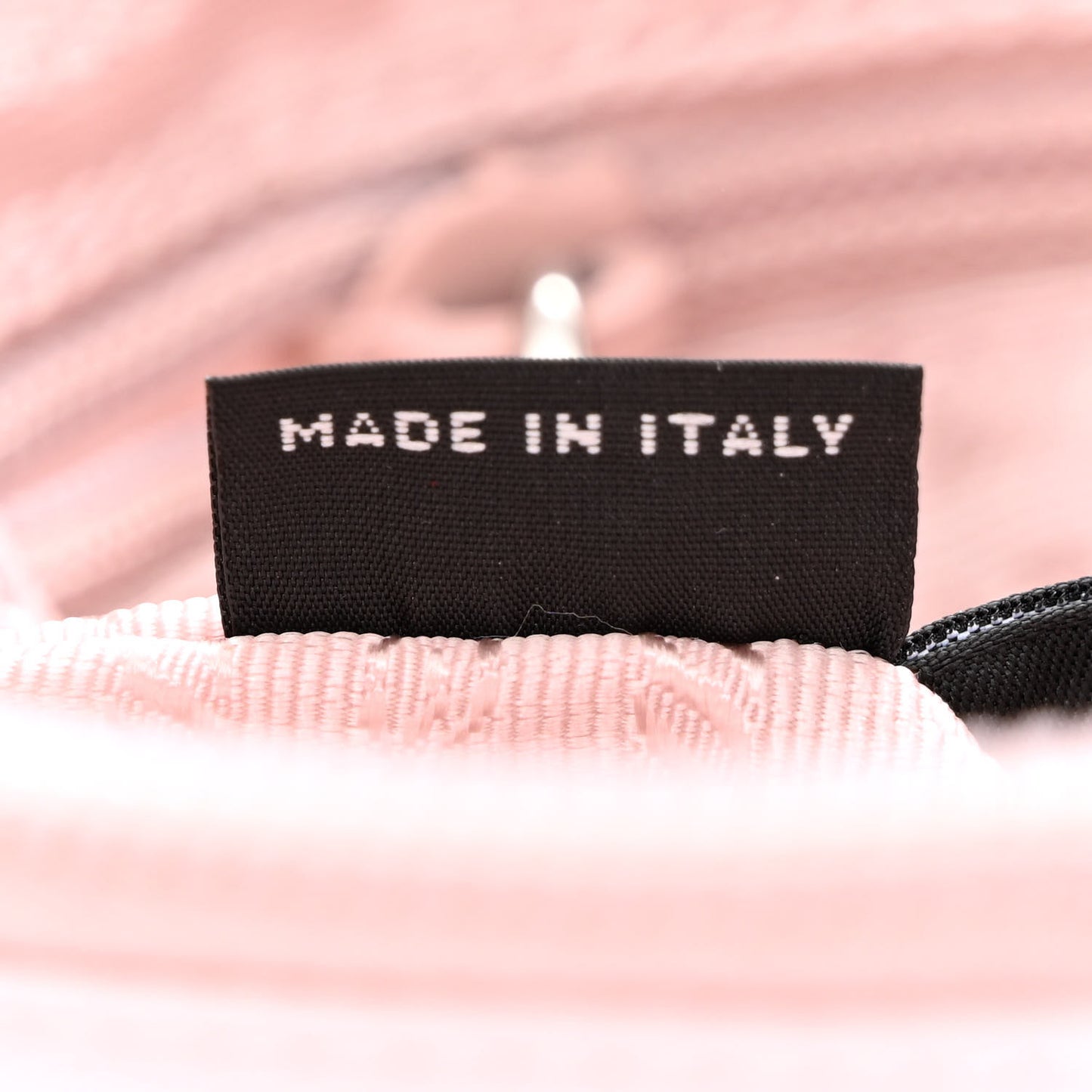 Re-Nylon Vela Saffiano Mini Pochette Bag Alabastro
