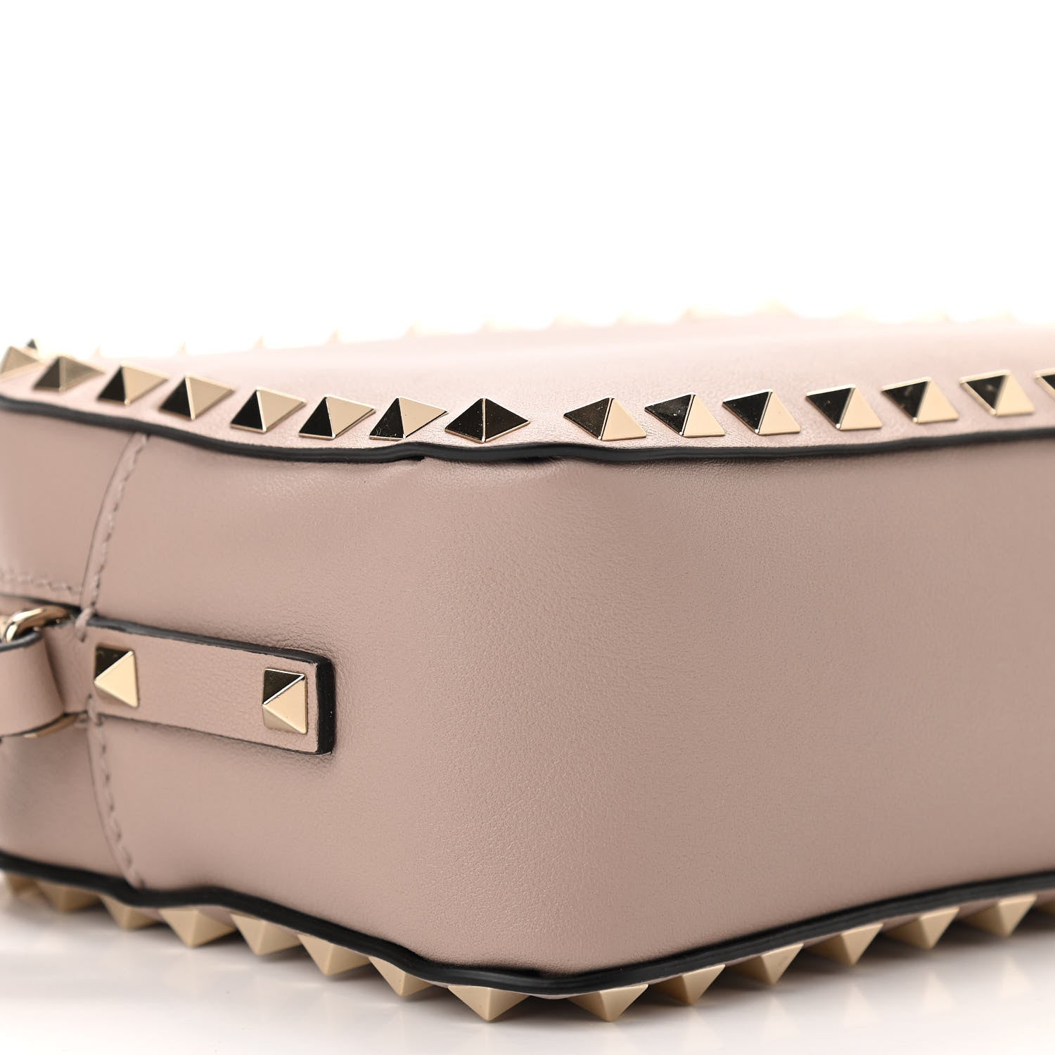 Valentino Garavani Calfskin Rockstud Camera Crossbody Bag Poudre 8 of 9