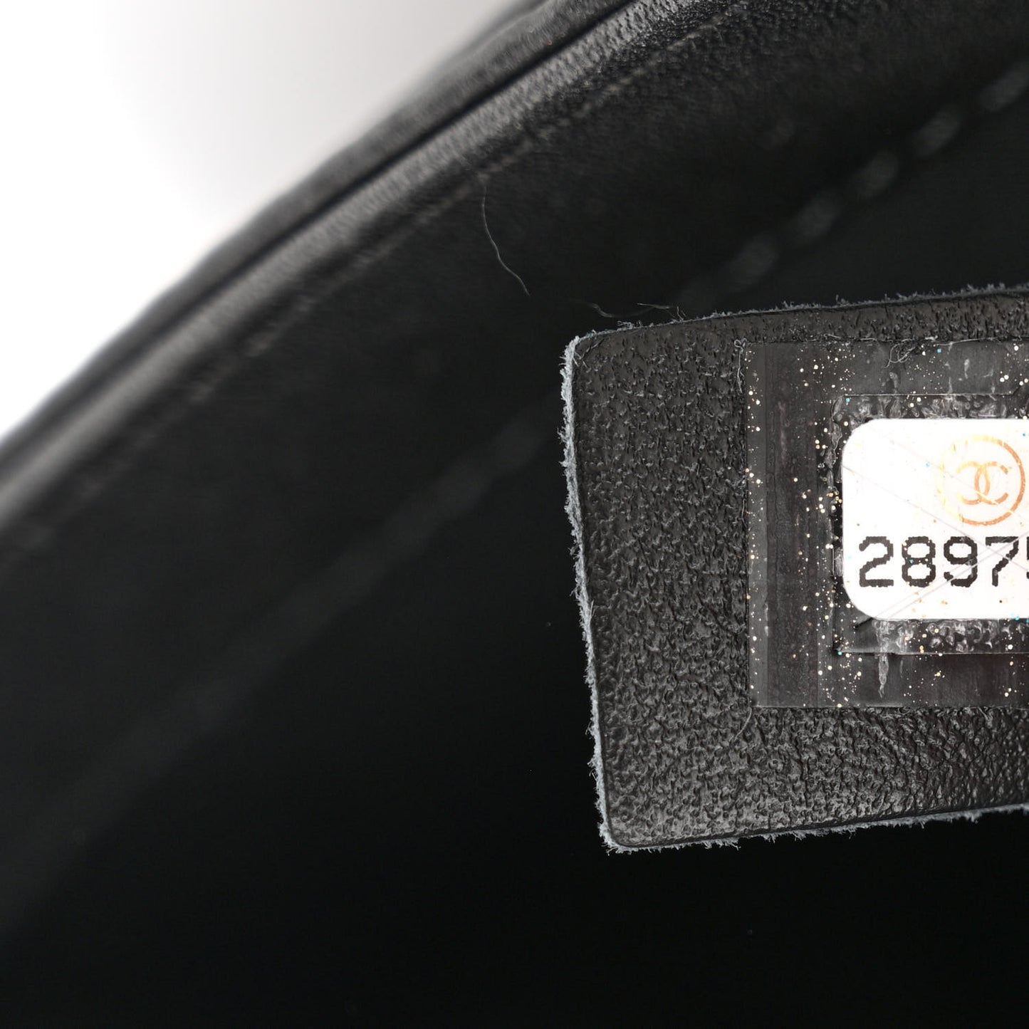Calfskin Quilted Top Handle Flap Black