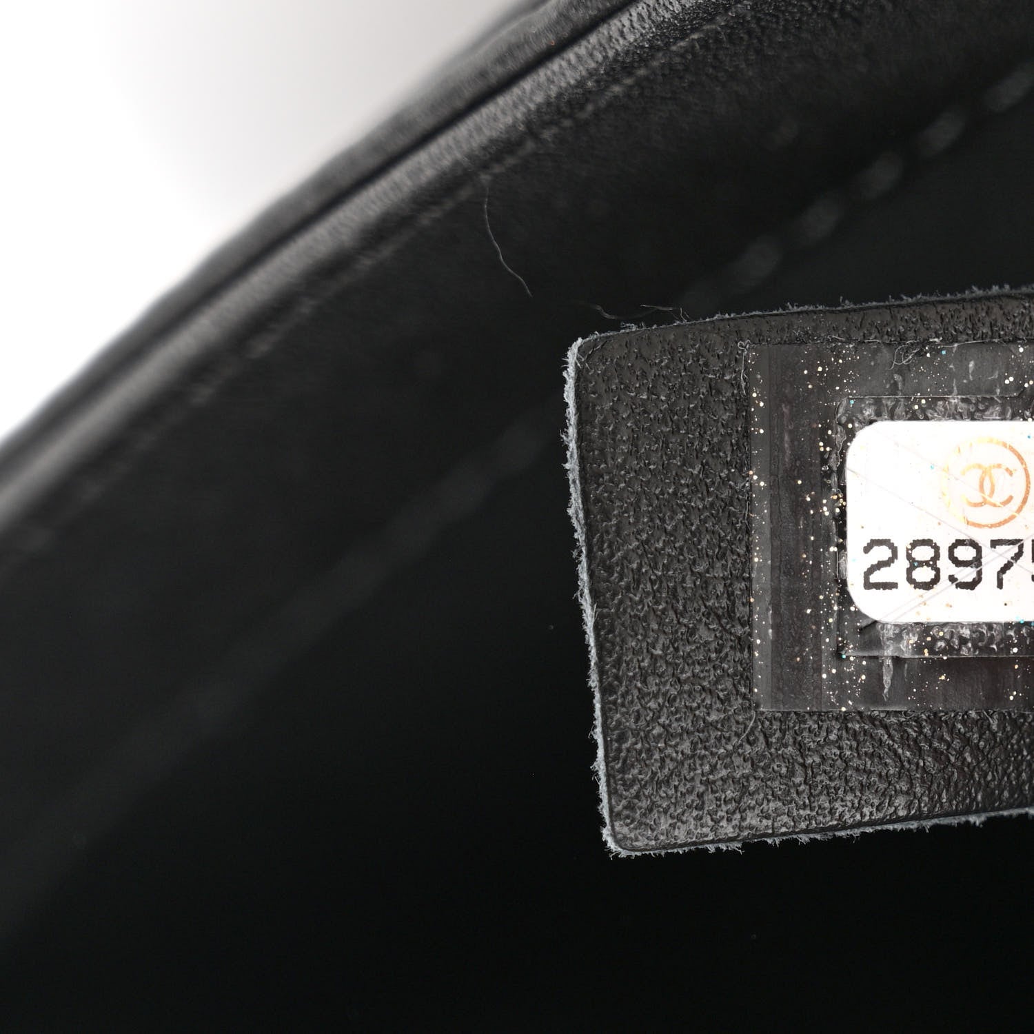 Chanel Calfskin Quilted Top Handle Flap Black 7 of 13