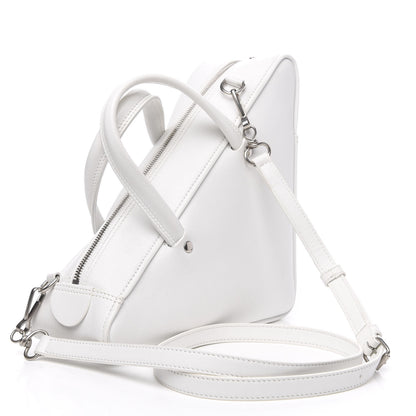 Balenciaga Calfskin S Triangle Duffle White 3 of 13