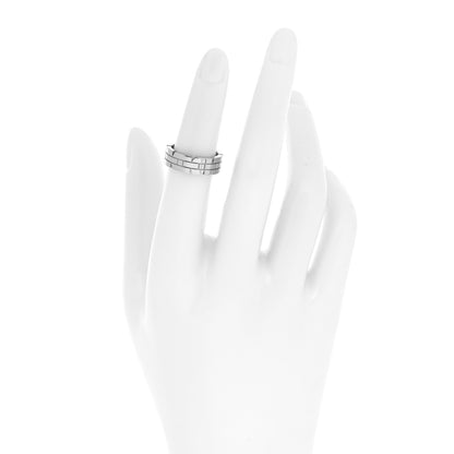 Cartier 18K White Gold Tank Francaise Band Ring 49 4.75 2 of 4