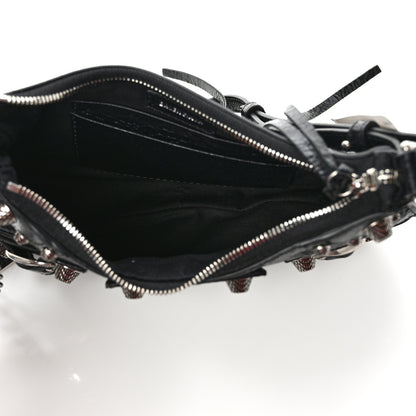 Balenciaga Agneau Arena Le Cagole Mini Purse With Chain Black 5 of 8