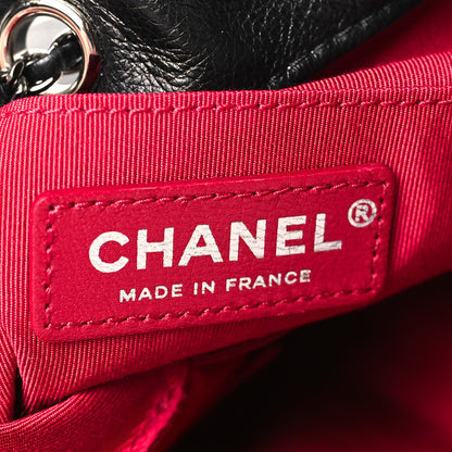 Chanel Calfskin Quilted Small Gabrielle Bucket Black 6 of 10