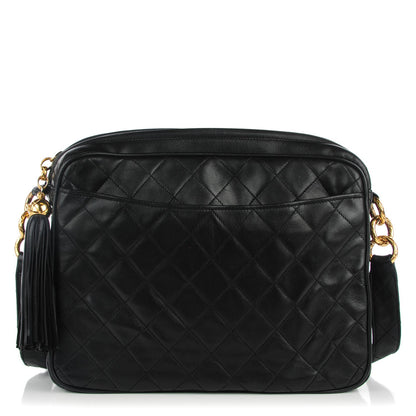 Chanel Lambskin Quilted Camera Case Black 1 of 8