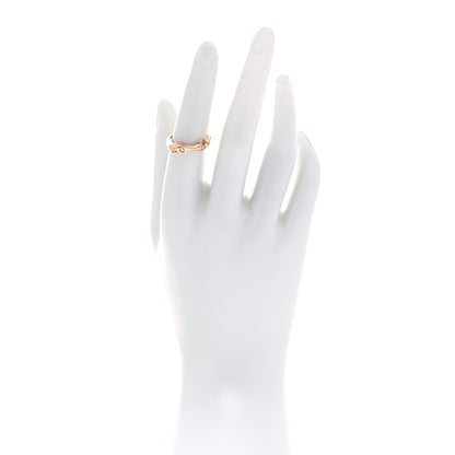 Hermes 18K Rose Gold Diamond TPM Galop Ring 53 6.5 2 of 5